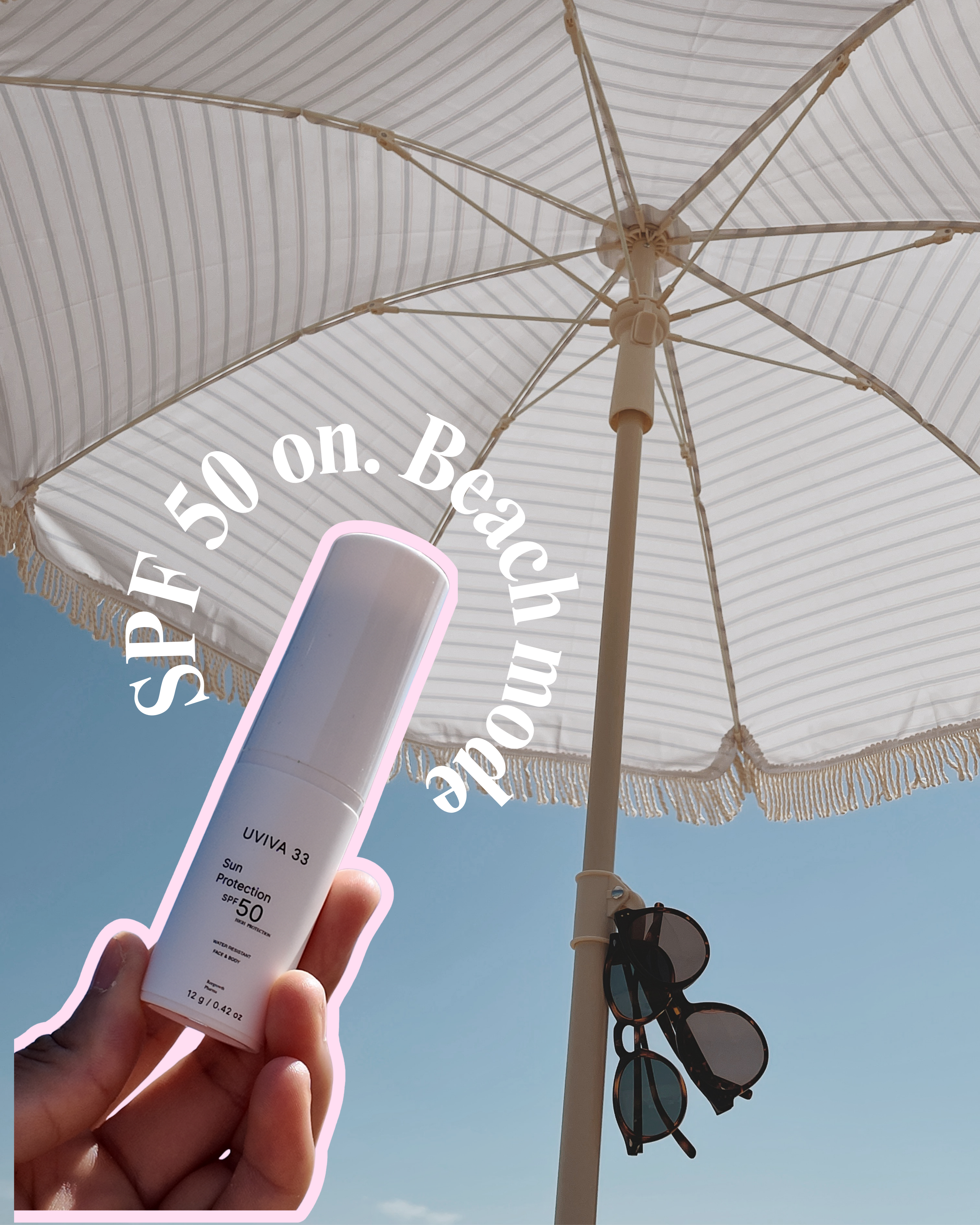 Mineral SPF50 Sunscreen Stick with tint