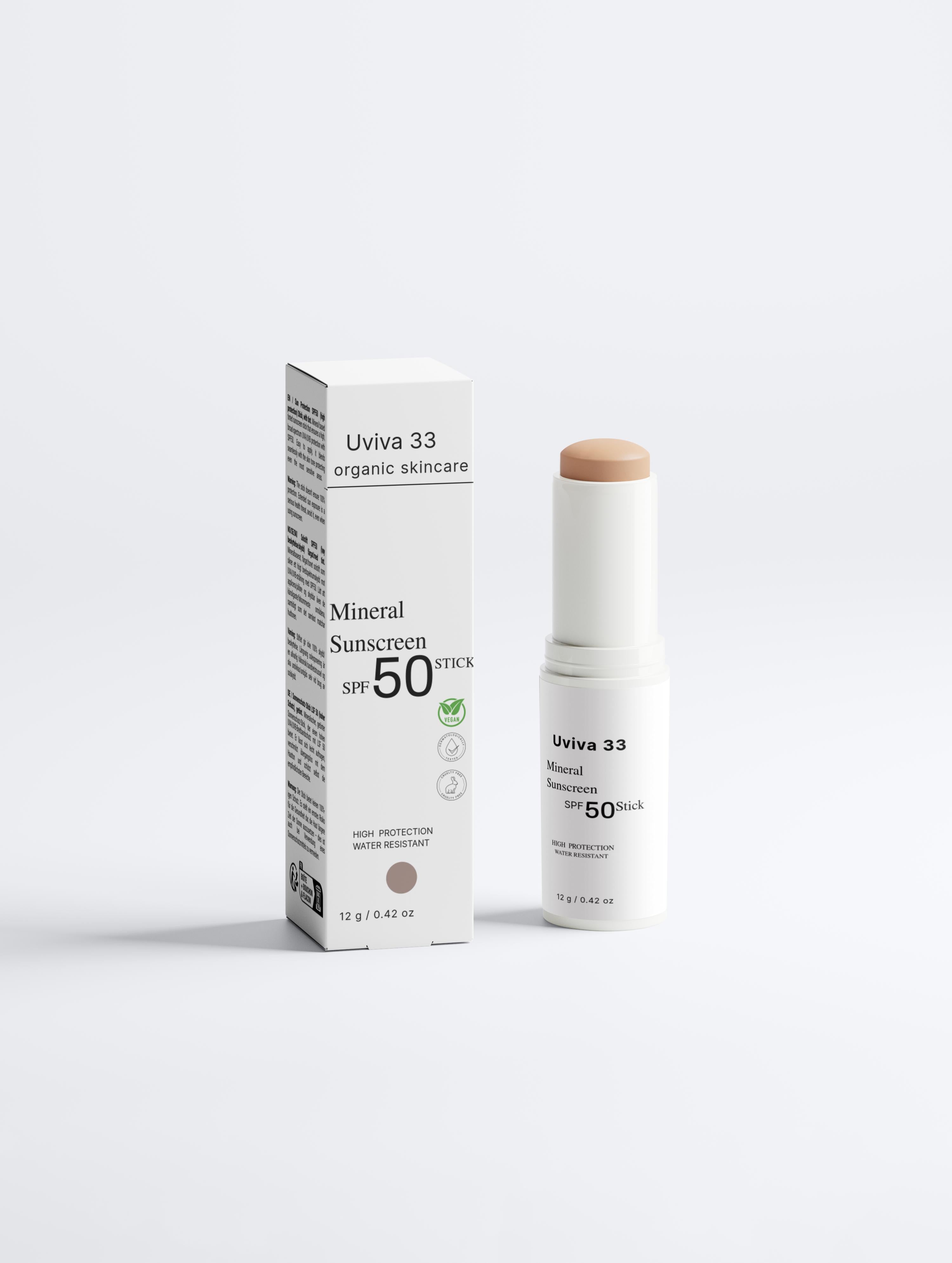 Mineral SPF50 Sunscreen Stick with tint