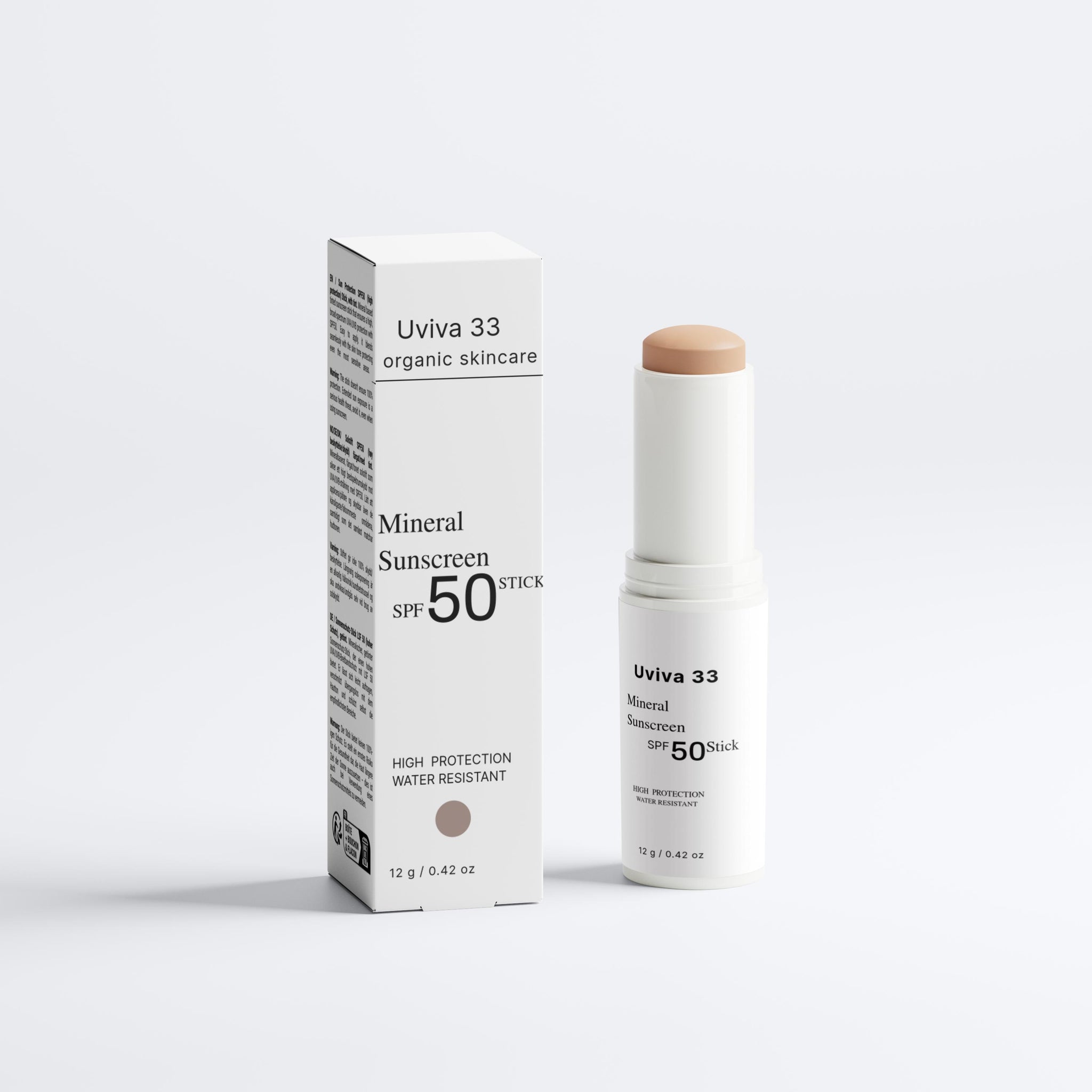Mineral SPF50 Sunscreen Stick with tint