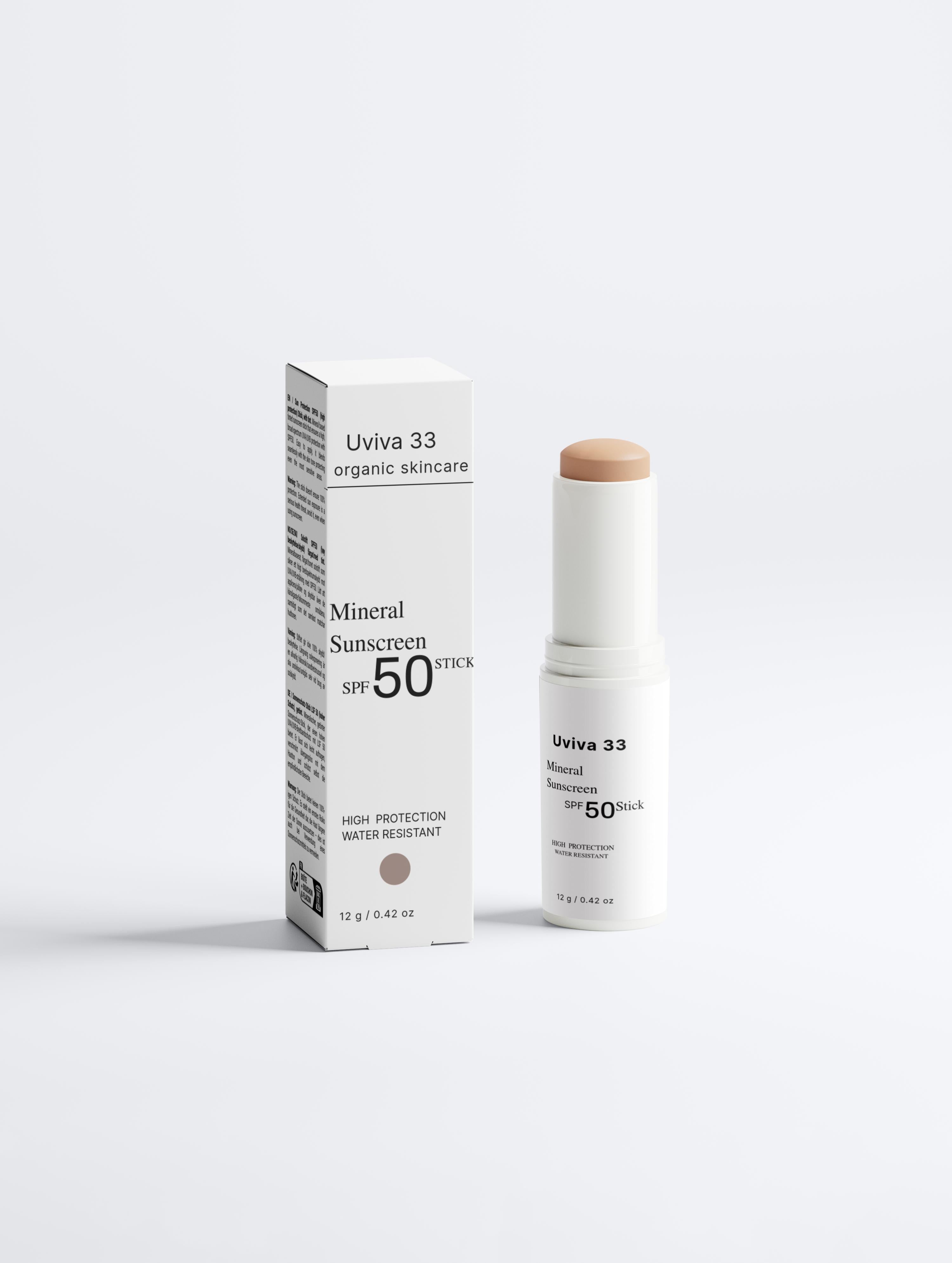 Mineral SPF50 Sunscreen Stick with tint